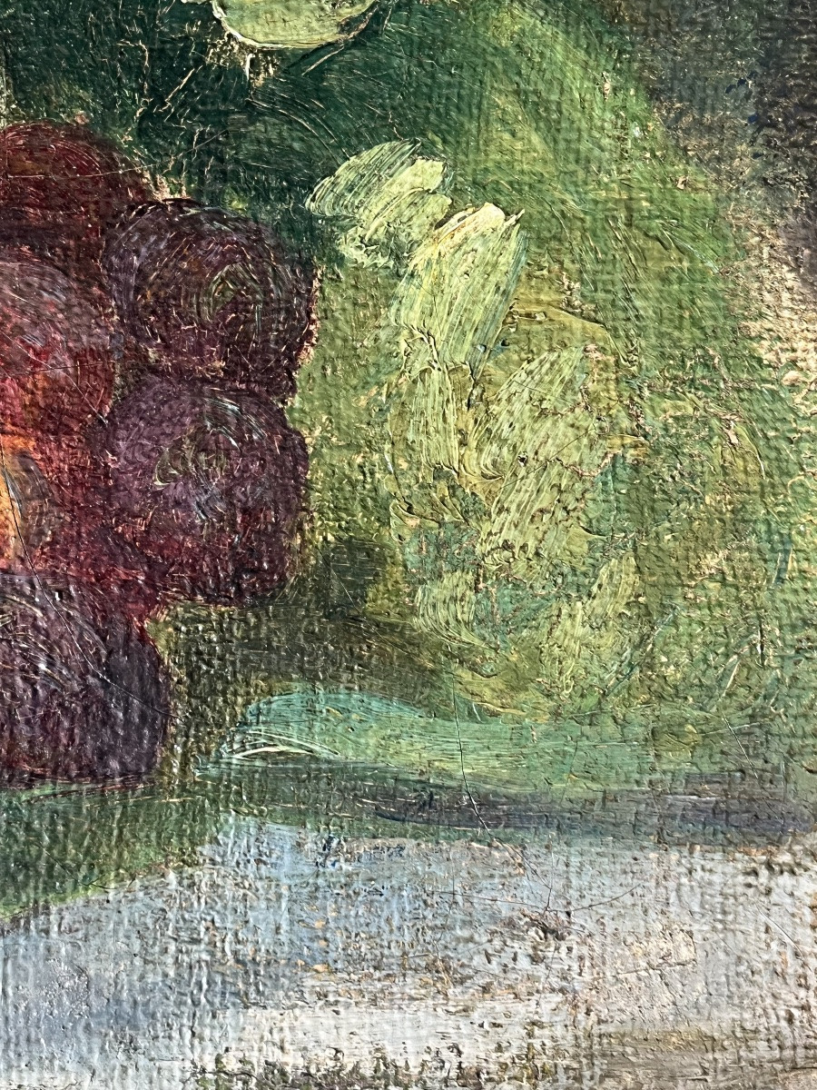Impressionist Still Life Painting With Motifs, Signed Maillard?-photo-6