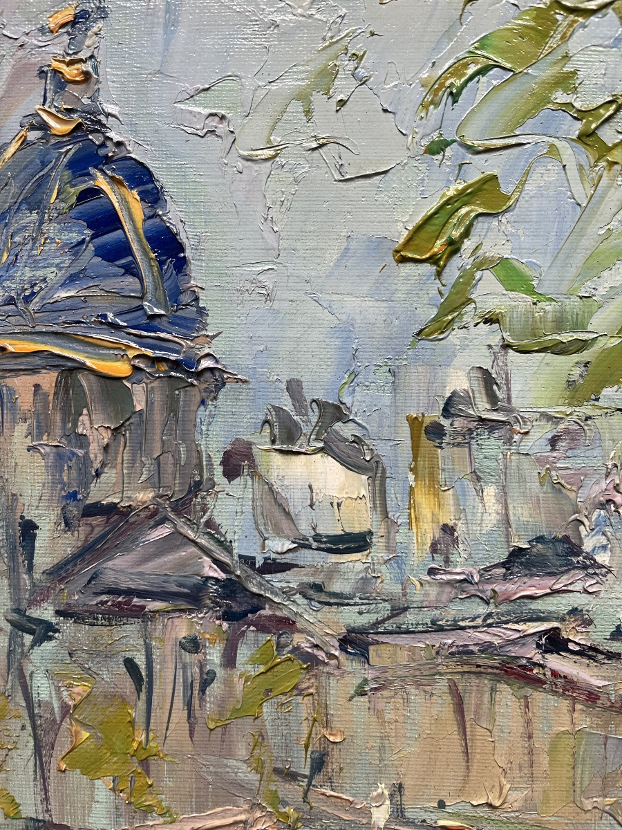 Painting View Of Paris School Of Montmartre Painting Signed Georges Berger Entourage Gen Paul-photo-4