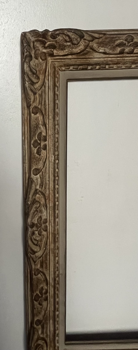 1930s Montparnasse Wooden Frame, Standard 15 F Size, 65 Cm X 54 Cm -photo-3