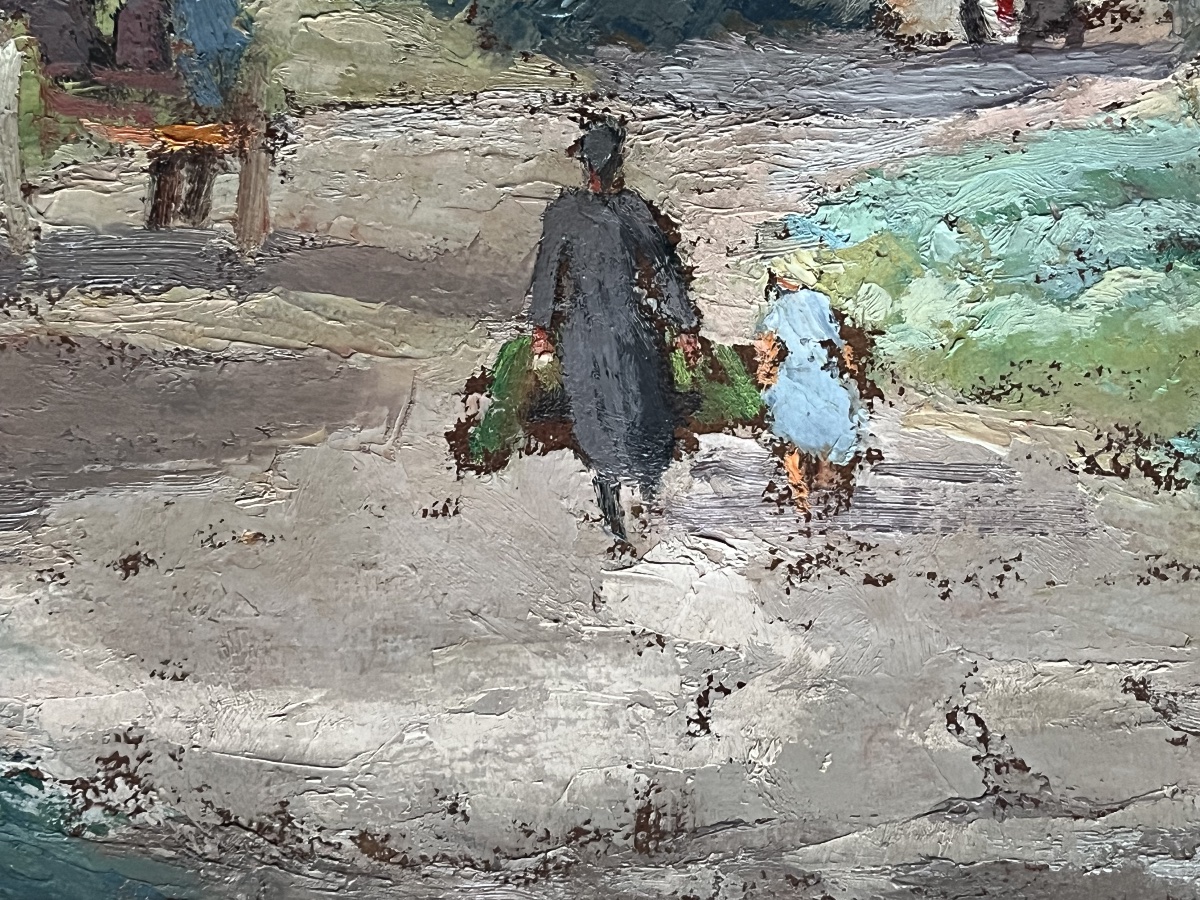 Impressionist Landscape Painting In The Style Of Luce, Signed By Edmond Sigrist (1882–1947)-photo-1