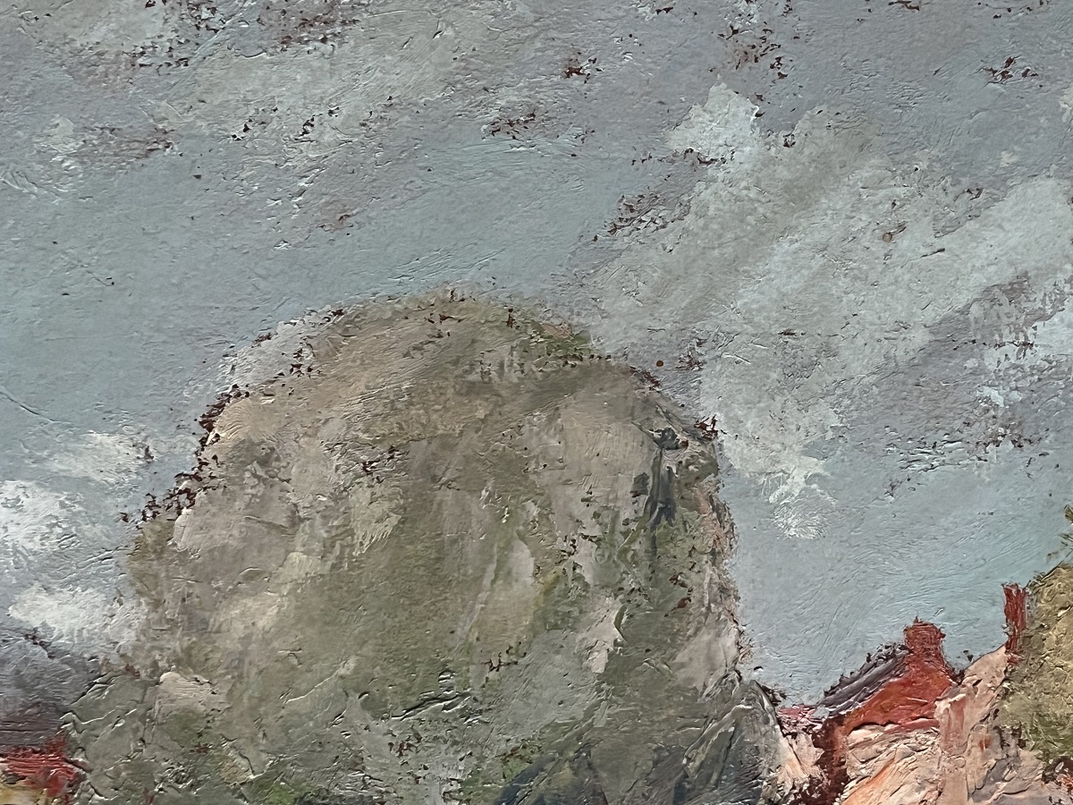 Impressionist Landscape Painting In The Style Of Luce, Signed By Edmond Sigrist (1882–1947)-photo-2