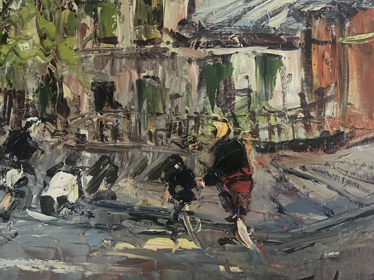Tableau Paris vue de Montmartre entourage Gen Paul peinture  signée Georges Berger -photo-4