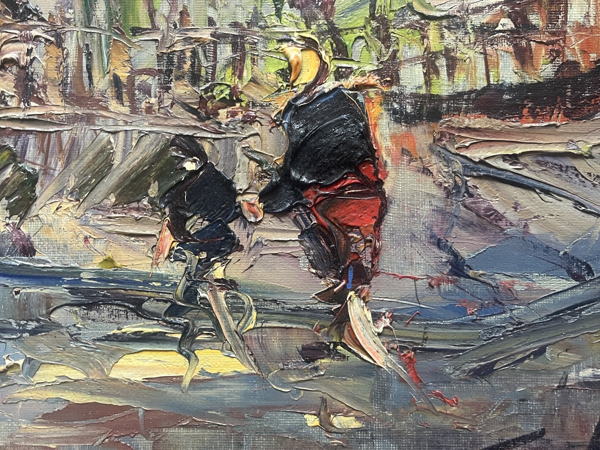 Tableau Paris vue de Montmartre entourage Gen Paul peinture  signée Georges Berger -photo-2