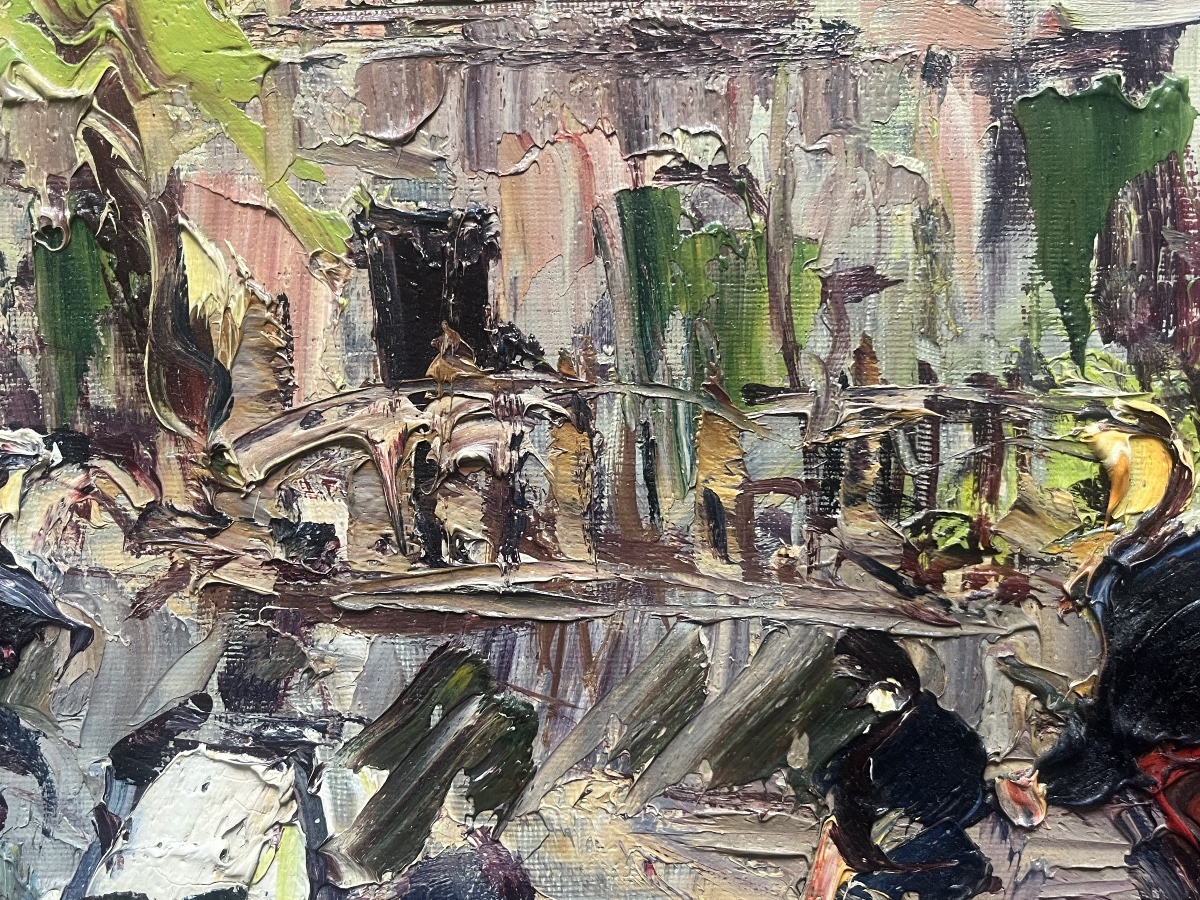 Tableau Paris vue de Montmartre entourage Gen Paul peinture  signée Georges Berger -photo-5