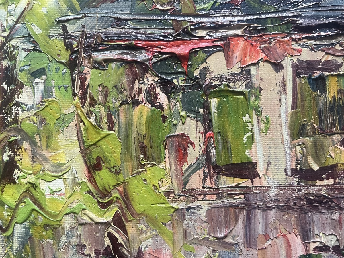 Tableau Paris vue de Montmartre entourage Gen Paul peinture  signée Georges Berger -photo-6