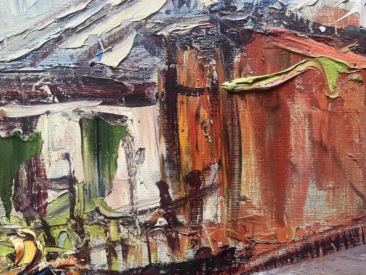 Tableau Paris vue de Montmartre entourage Gen Paul peinture  signée Georges Berger -photo-7