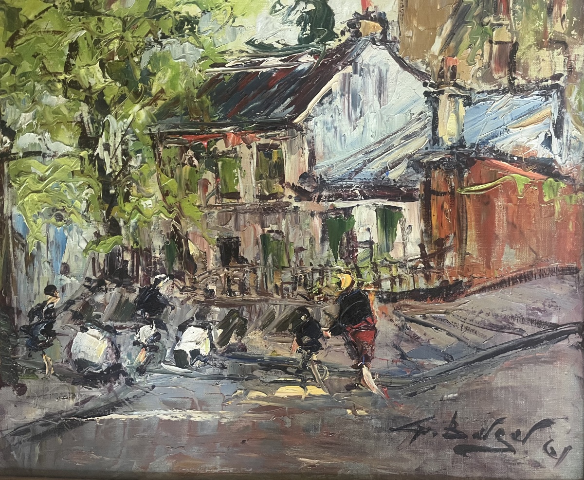 Tableau Paris vue de Montmartre entourage Gen Paul peinture  signée Georges Berger 