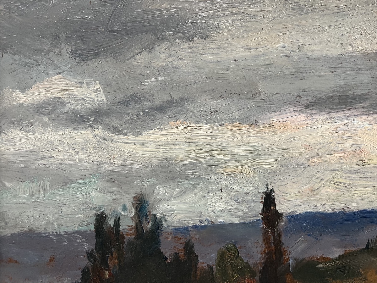 Painting From The Crozant School: Landscape Of St. Pierre De Vassols; Signed By Paul Surtel-photo-4