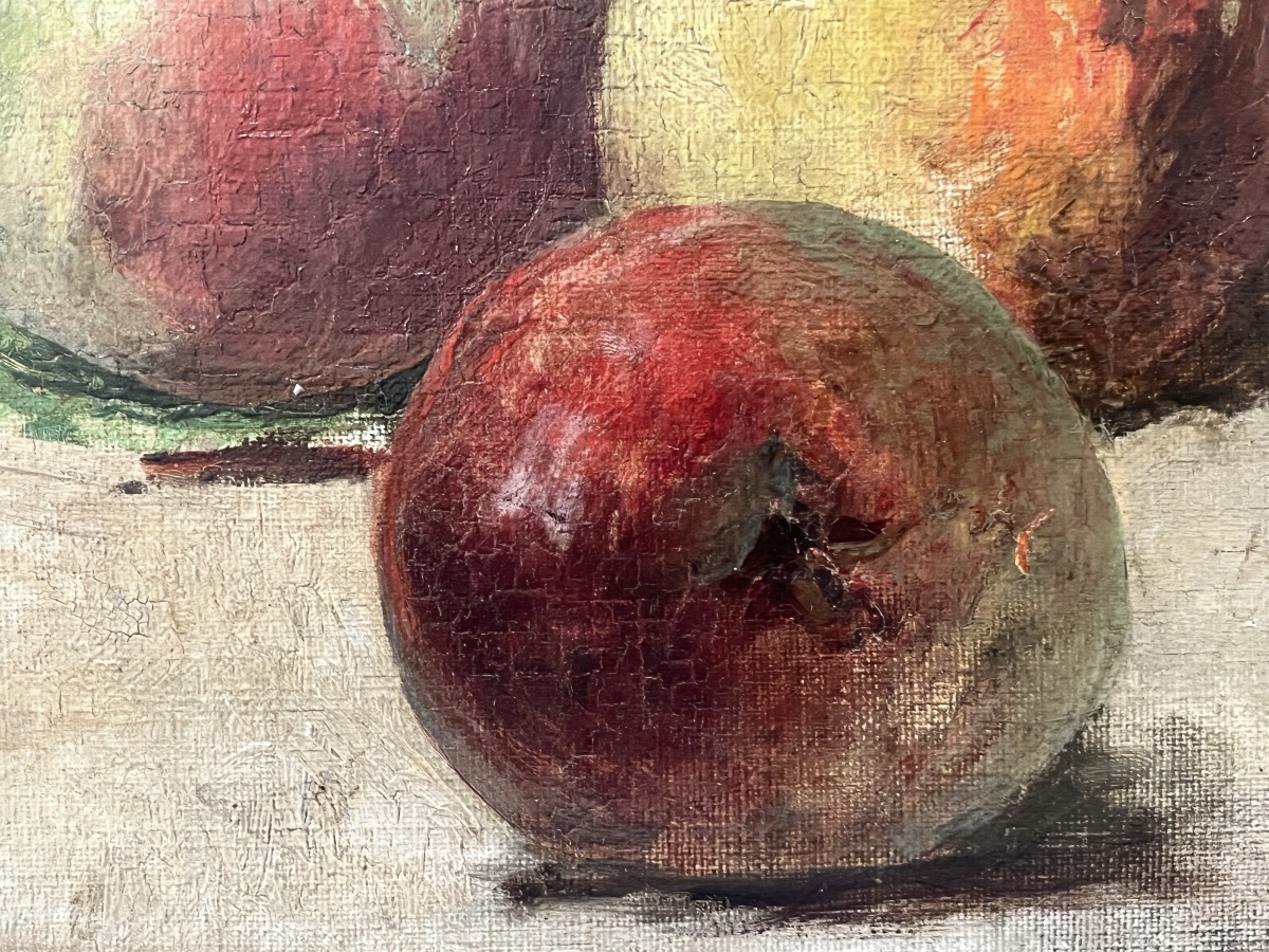 Still Life Painting Featuring Fruit, Signed By Georges Jeannin (1841–1925)-photo-4