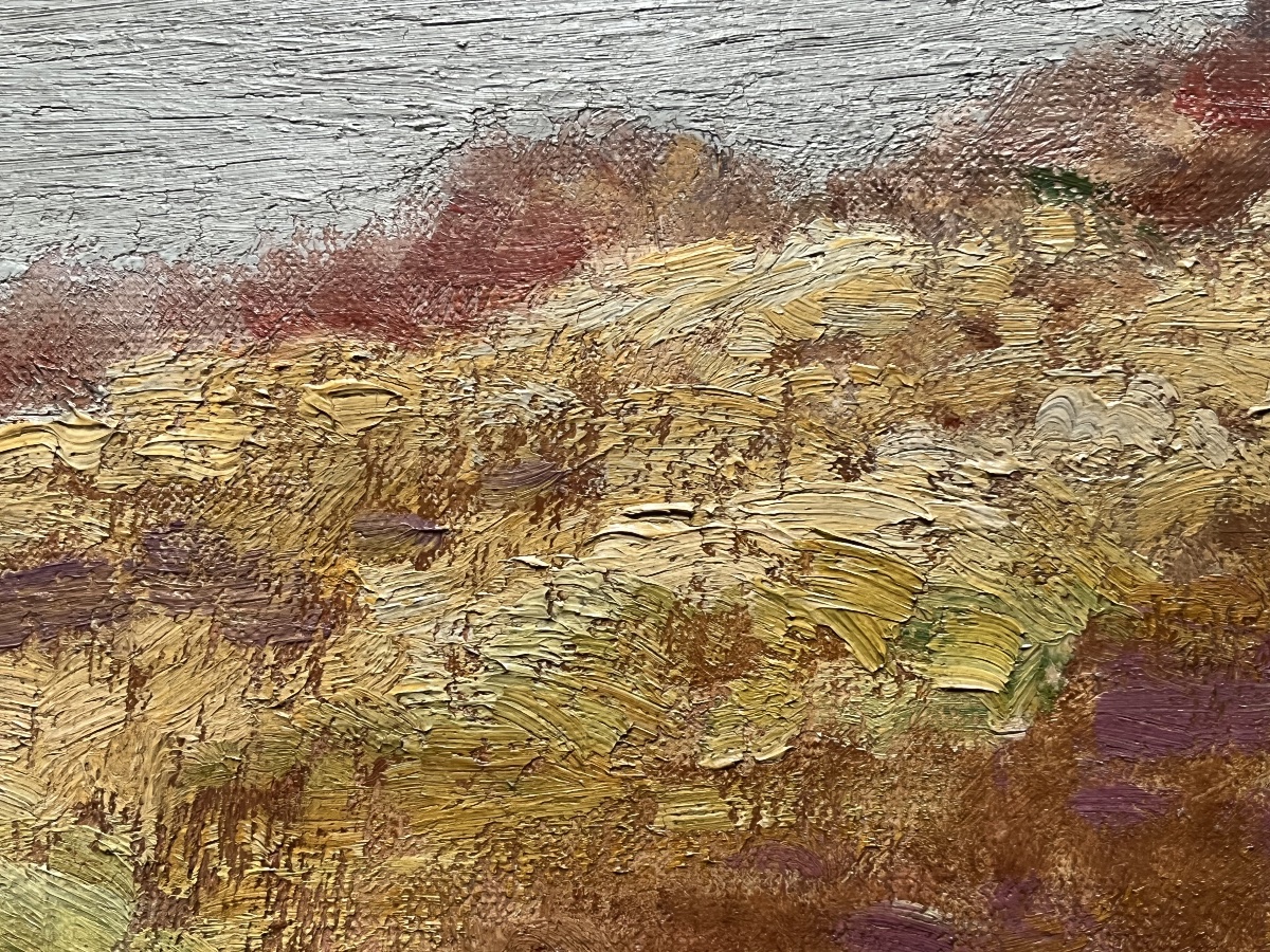 Painting: Italy (italia) — Southern Landscape, Signed By Emilio Filippini (1870–1938)-photo-1