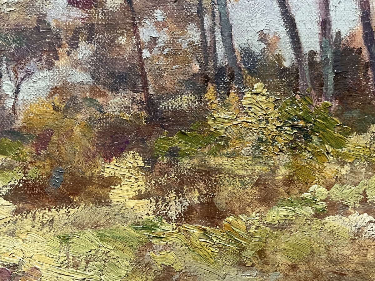 Painting: Italy (italia) — Southern Landscape, Signed By Emilio Filippini (1870–1938)-photo-4