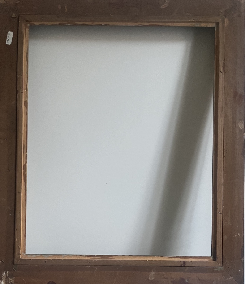 Antique Belle époque Frame With Floral Design, Standard 12 F Size: 61 Cm X 50 Cm-photo-3