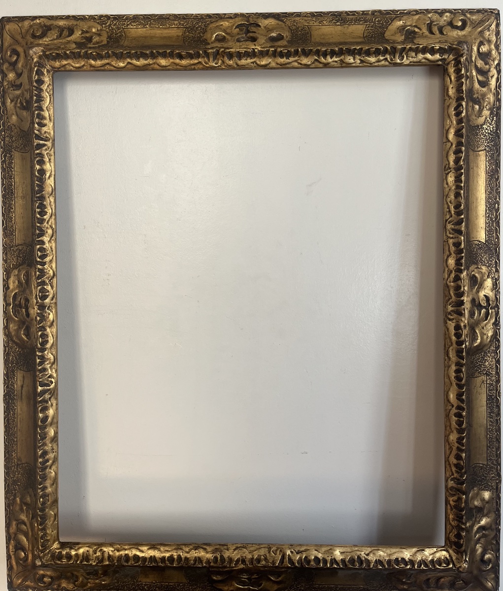 Antique Renaissance-style Frame, Standard 20 F Size: 73 Cm X 60 Cm-photo-2