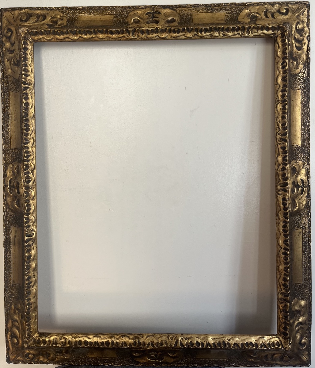 Antique Renaissance-style Frame, Standard 20 F Size: 73 Cm X 60 Cm