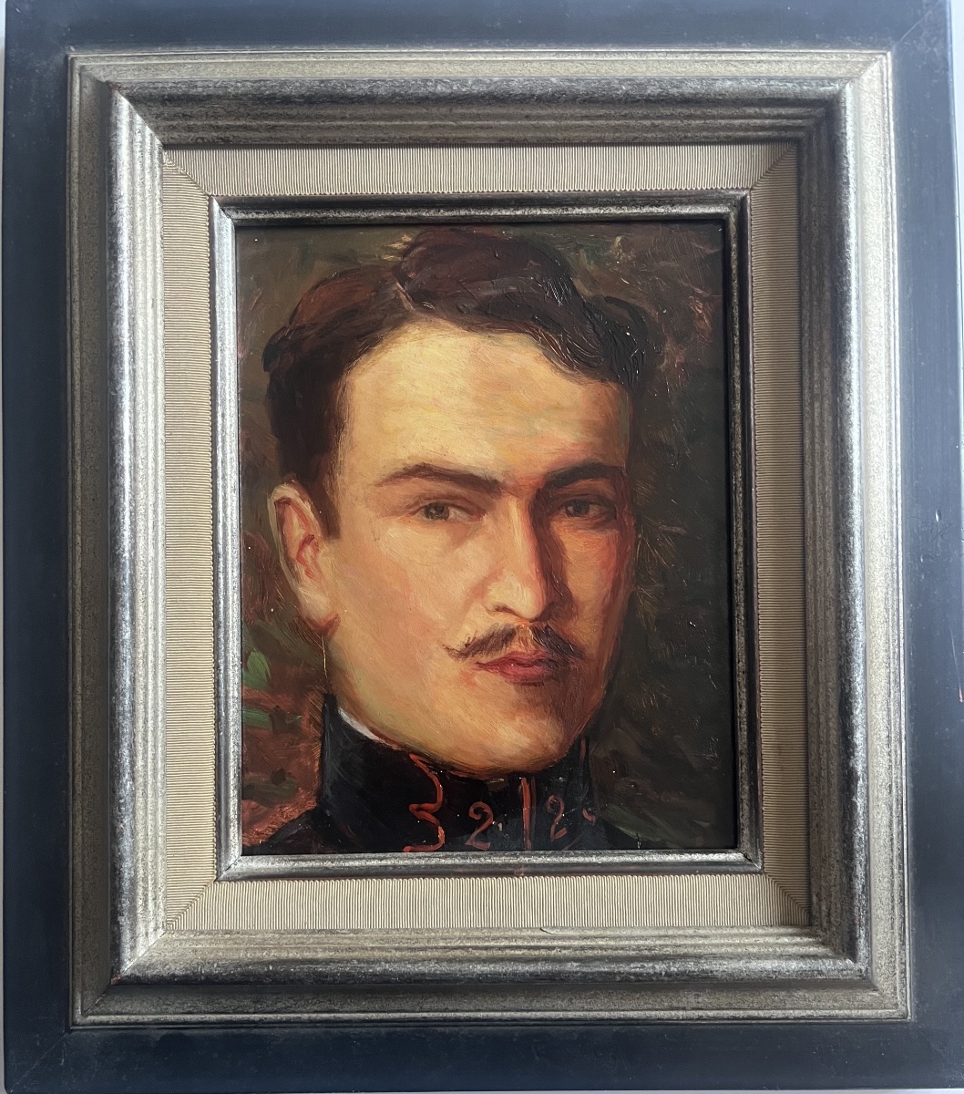 Portrait Of A Military Officer From World War I, Anonymous Painting 