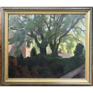 Roger Chapelain-midy 1904-1992 - Post Impressionism Landscape Oil Painting Signed And Framed