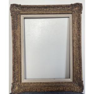 Cadre Ancien des Années 30 dit Montparnasse Feuillure 40 cm X 30 cm . Bon état D’origine !