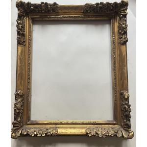Cadre ancien début XX ème feuillure standard 6 F 41 cm x 33 cm