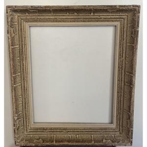 Cadre ancien Montparnasse des années 50 format standard 8 F feuillure 46 cm x 38 cm