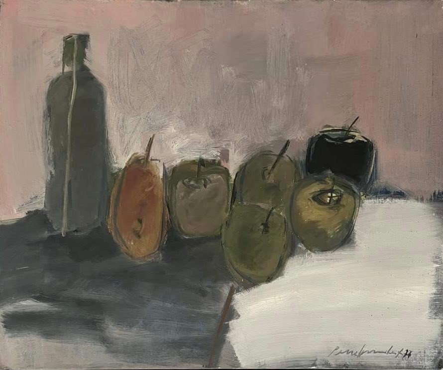 Charles Pierre-Humbert (1920-1992) "Nature morte " Huile sur toile signée/datée 77, 65 x 54 cm