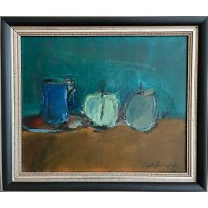 Charles Pierre-humbert (1920-1992) "still Life" Oil On Canvas Signed 45 X 37 Cm