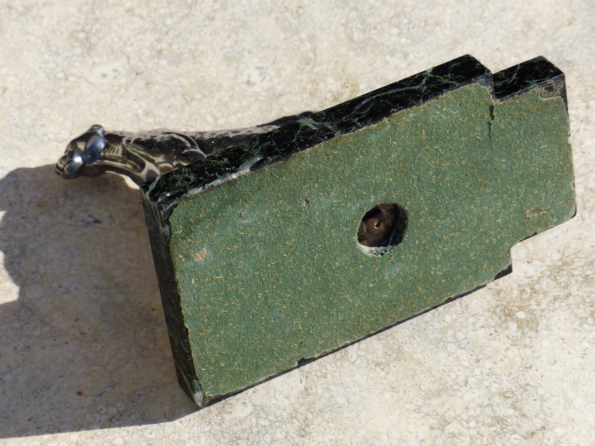 Paire De Serre-livres Panthères Art Déco Frécourt-photo-3