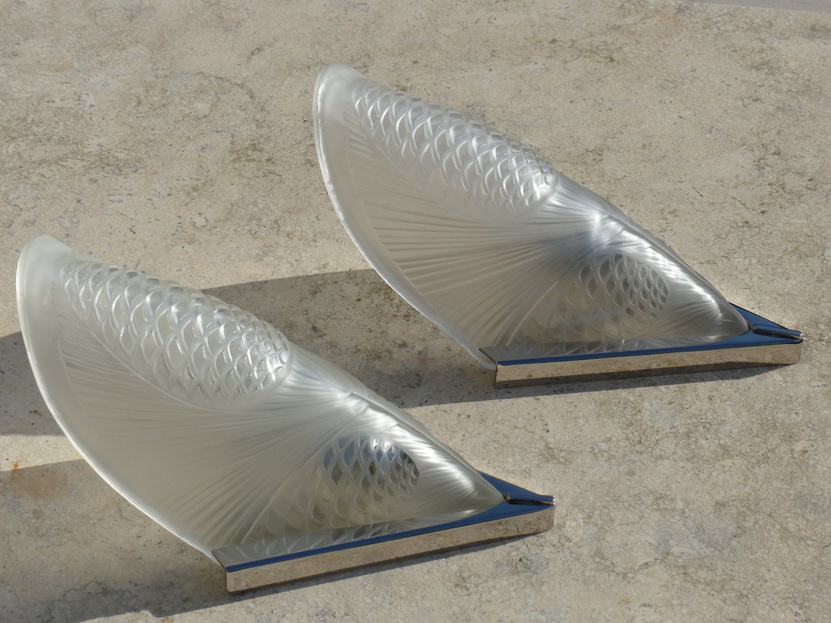 Paire d'Appliques Art Déco 1930-photo-2