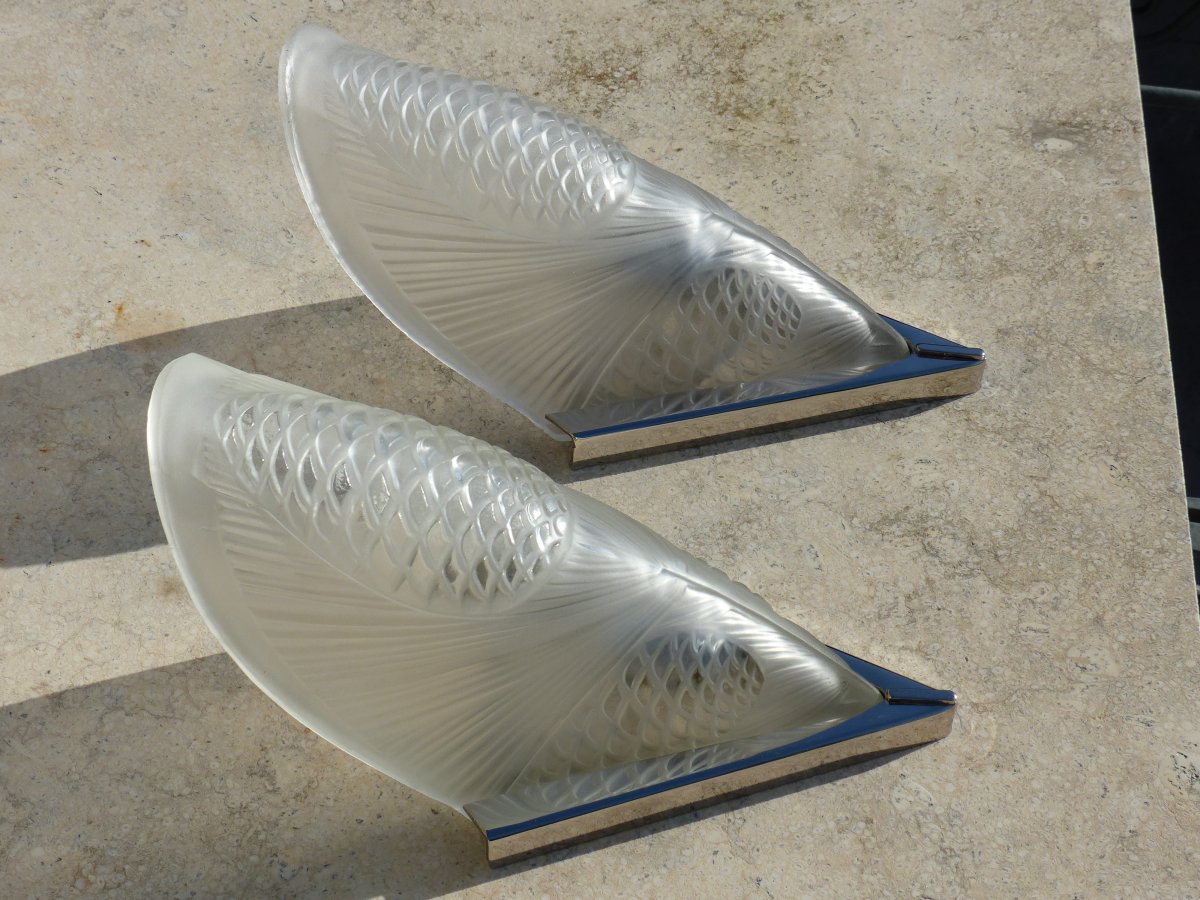 Paire d'Appliques Art Déco 1930-photo-4