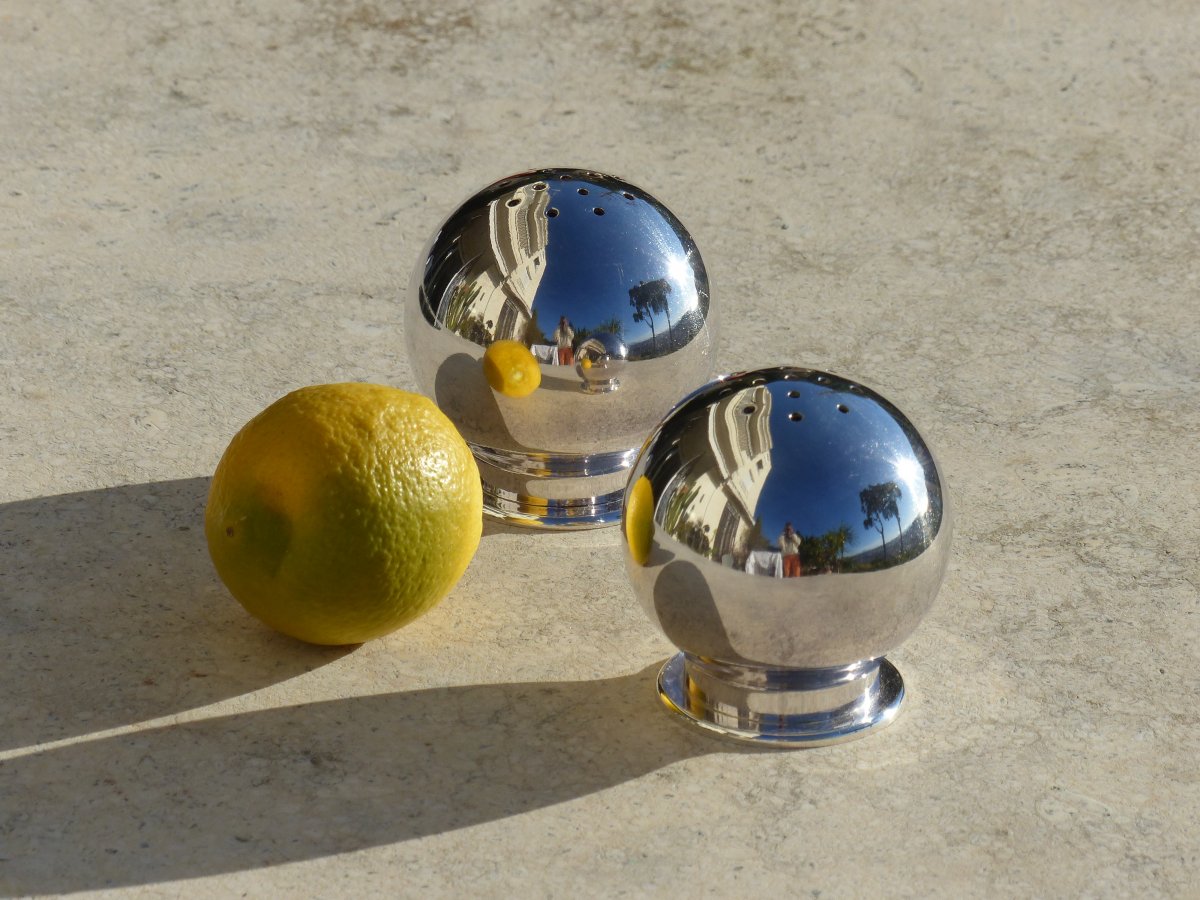 Salt, Pepper Shakers Or Sugar Shaker, Ercuis -photo-3