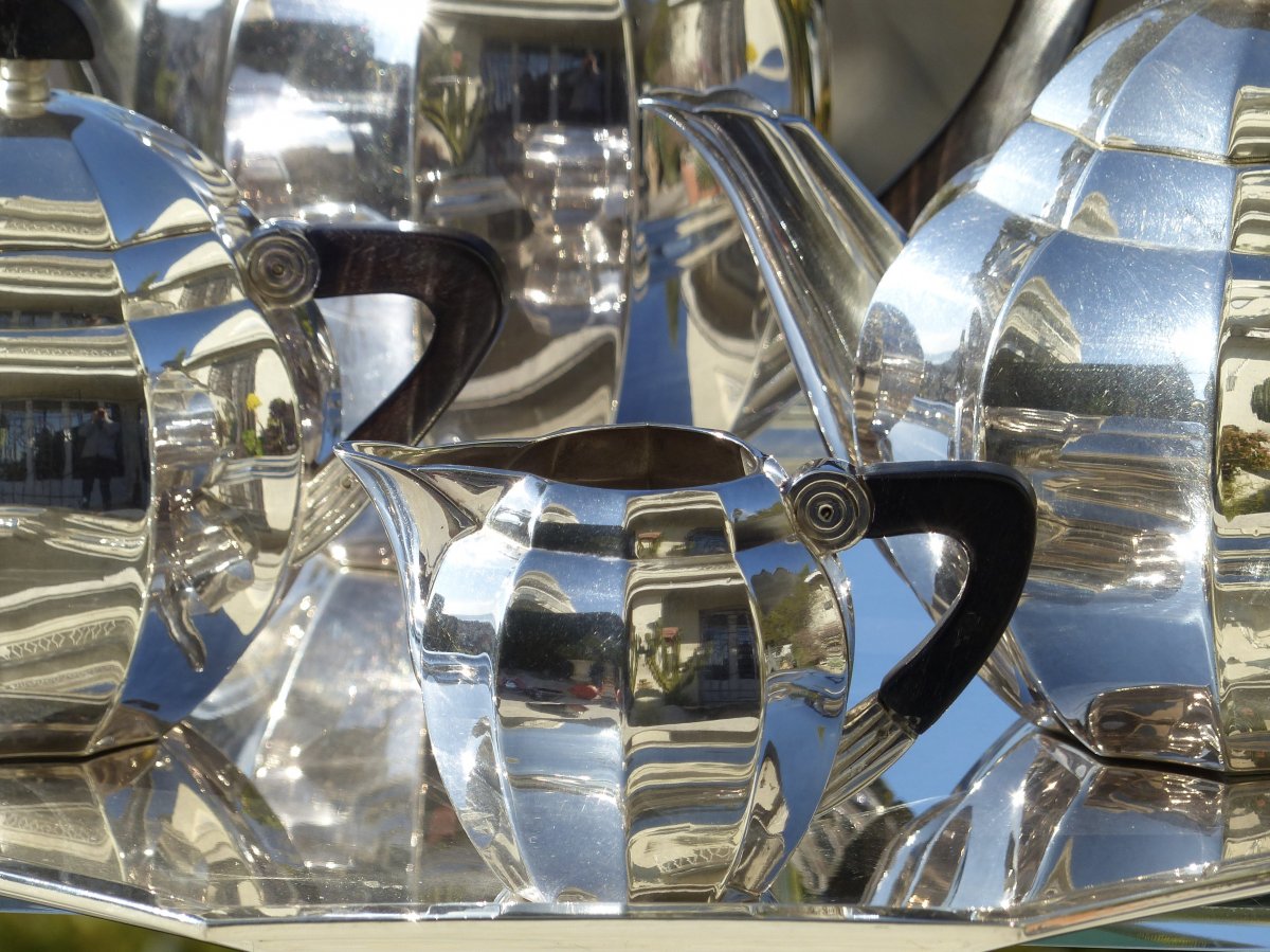 Service à Thé & Café Christofle Art Déco 1930-photo-2