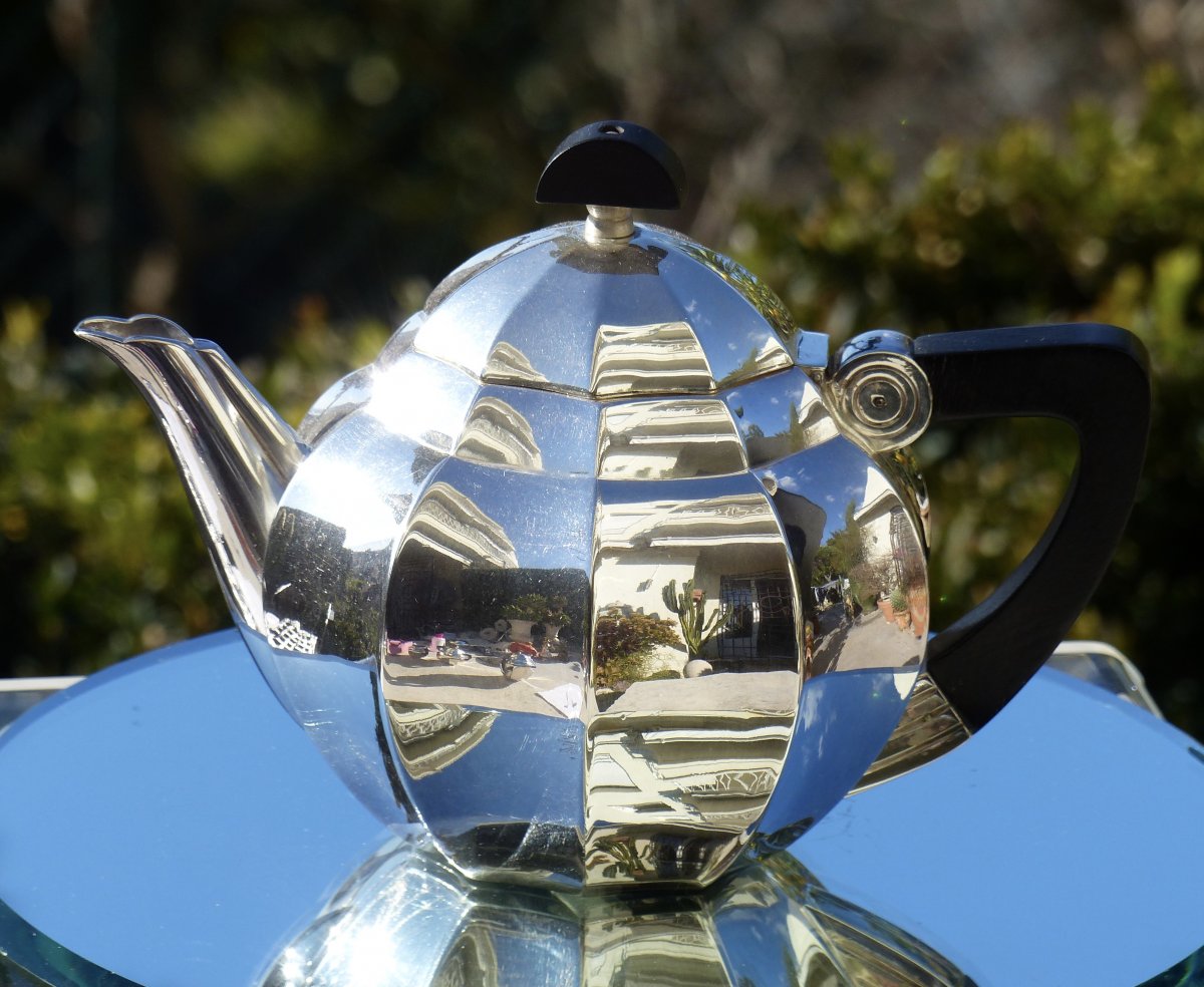 Service à Thé & Café Christofle Art Déco 1930-photo-6