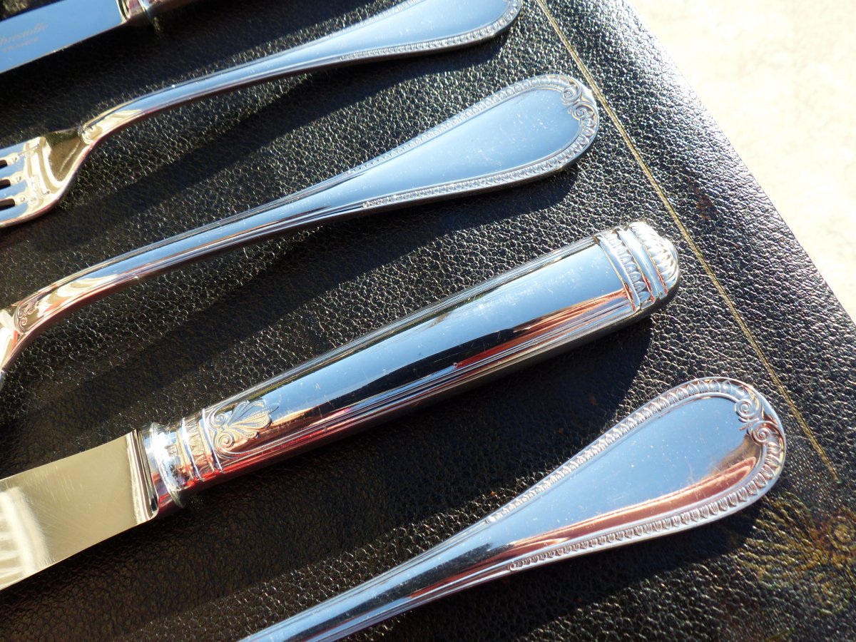 Ménagère Christofle Malmaison 127 Pièces Dans Son Coffret -photo-1