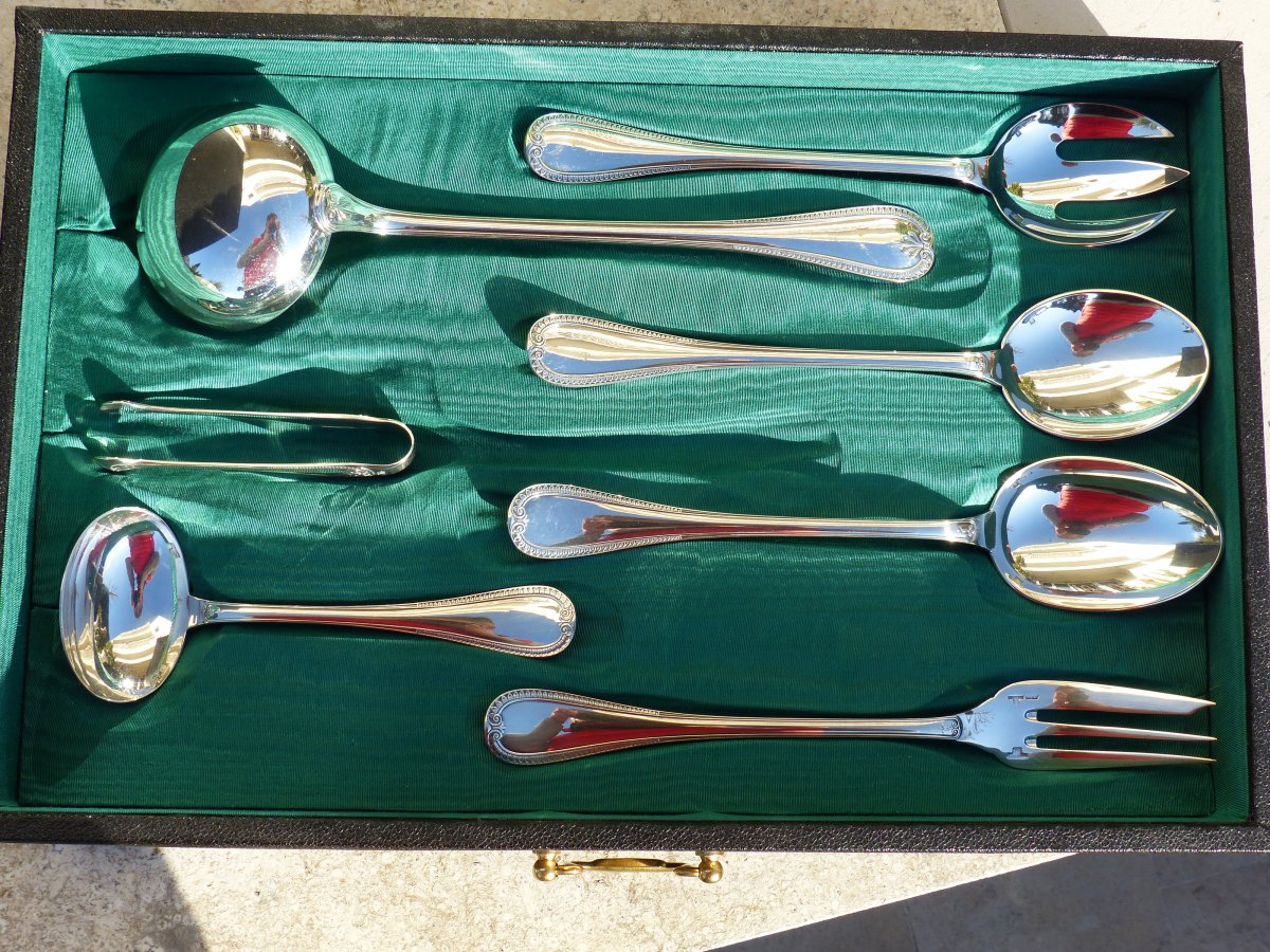 Ménagère Christofle Malmaison 127 Pièces Dans Son Coffret -photo-8