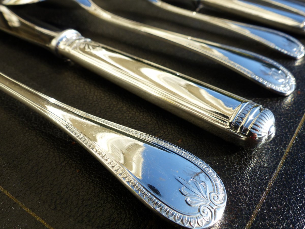 Ménagère Christofle Malmaison 127 Pièces Dans Son Coffret 