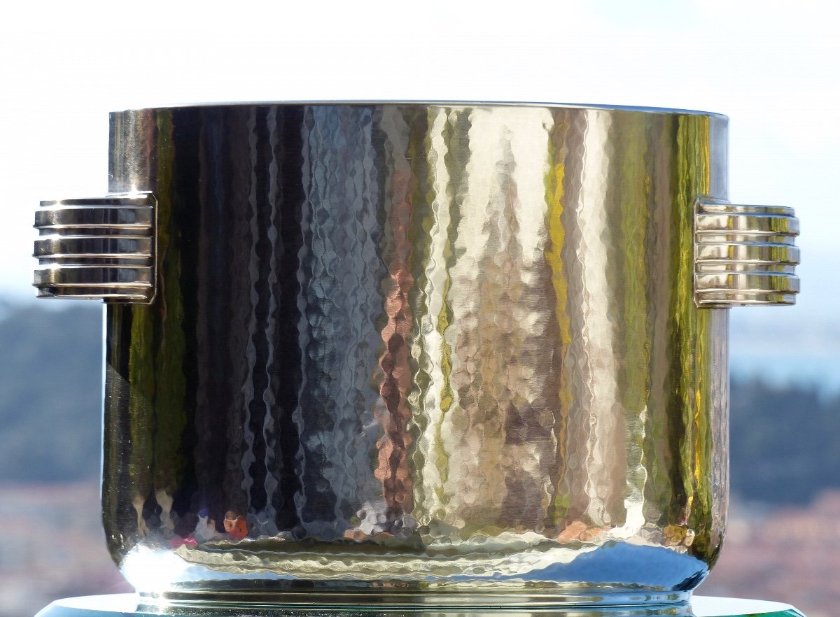 Double Art Deco Champagne Bucket-photo-6