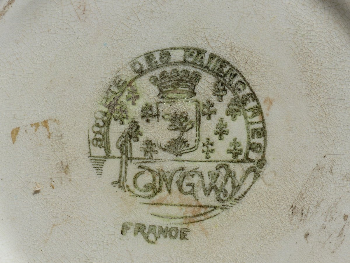 Longwy Art Deco Crackle Vase-photo-1