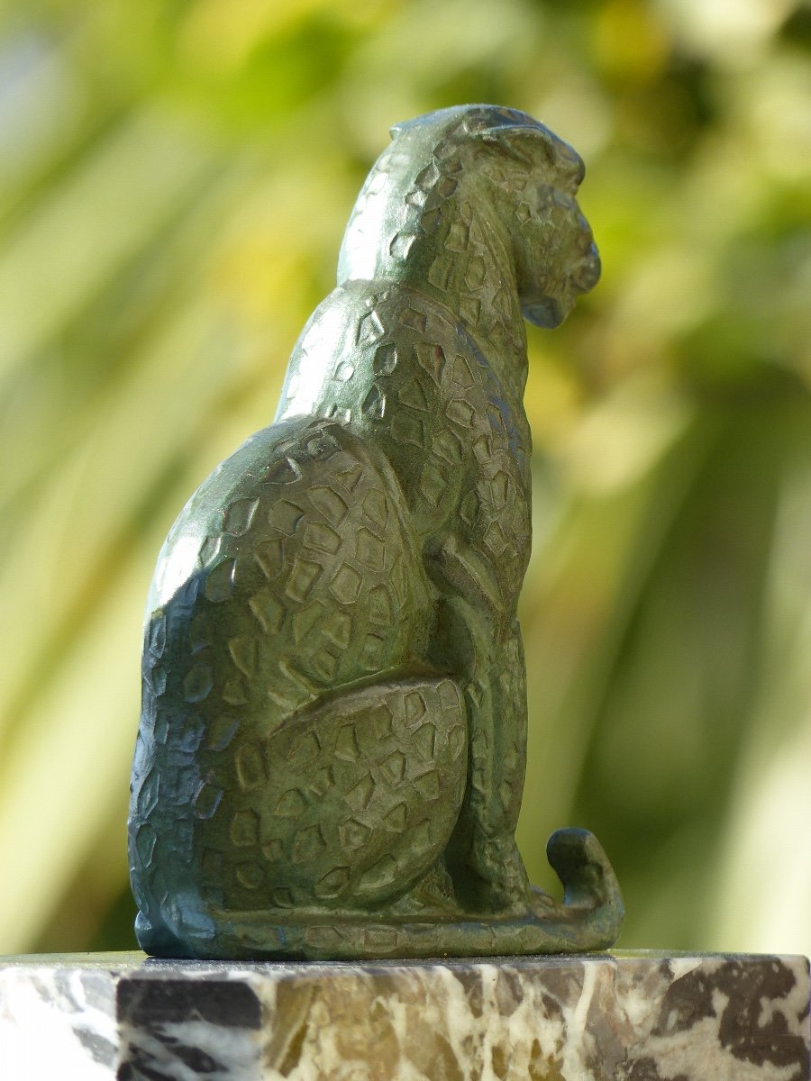 Serre-livres Art Déco Panthères 1930-photo-3