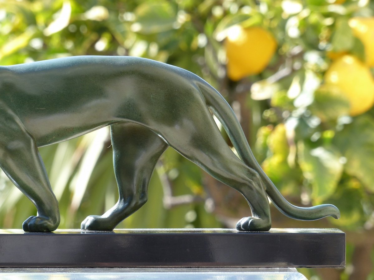 Panthère Art Déco Signée Max Le Verrier -photo-4