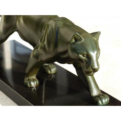 Panthère Art Déco Signée M.LEDUCQ