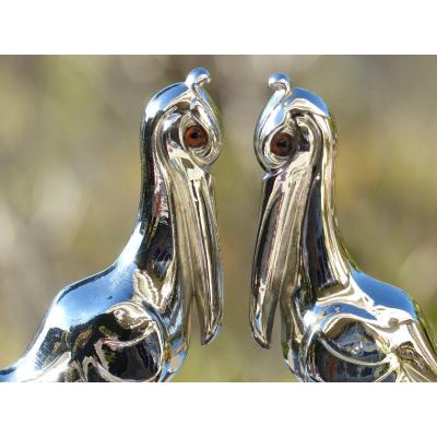 Pair Of Art Deco Bookends Signed Franjou