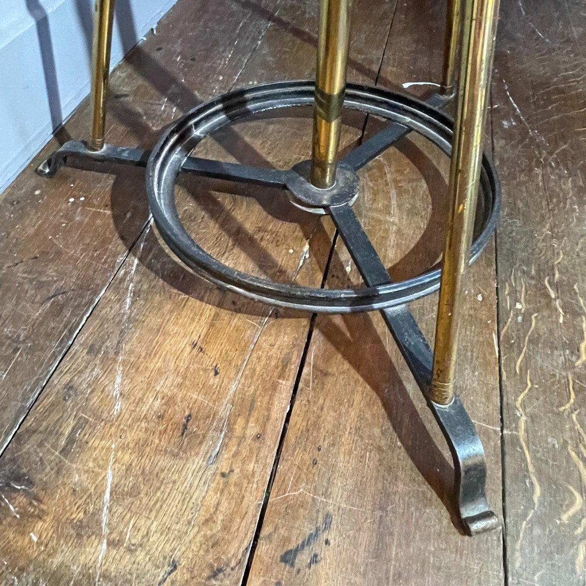Porte Manteau Perroquet Art Nouveau, Arts & Crafts, Jugendstil, Bronze Et Acier, 1900-photo-4