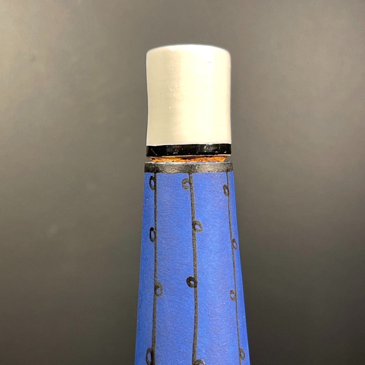 SO RE DA " ANIS " bouteille parlante en porcelaine espagnole, ca 1950-photo-3
