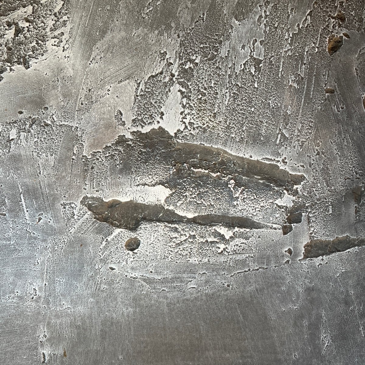 Louis-marie Londot, Brutalist Abstract Painting, Oil On Canvas 1964-photo-3