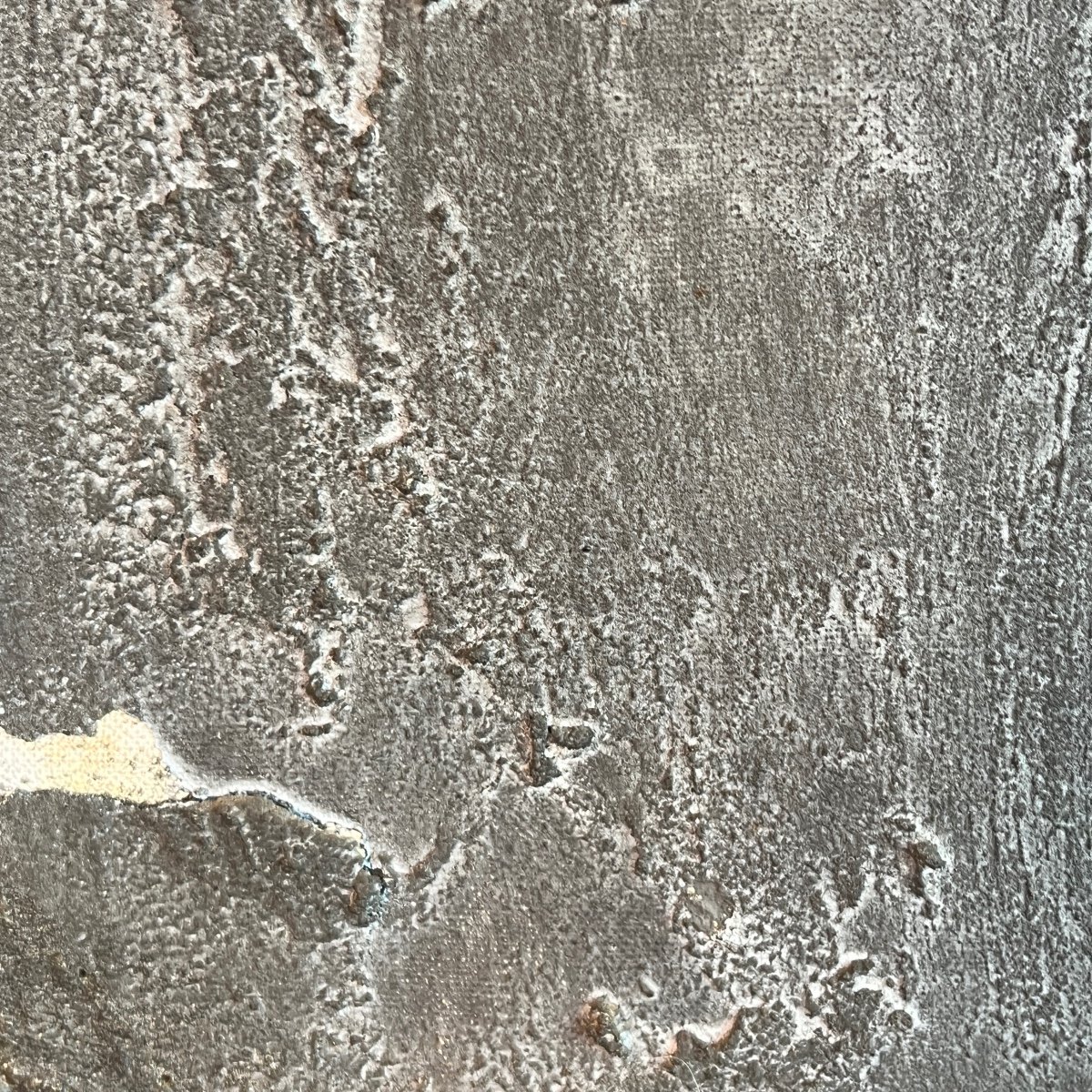 Louis-marie Londot, Brutalist Abstract Painting, Oil On Canvas 1964-photo-3