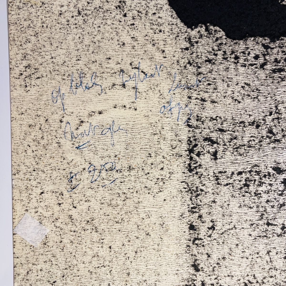 Jan Burssens, Abstract Painting, Mixed Media On Cardboard, Mid-20th Century-photo-5