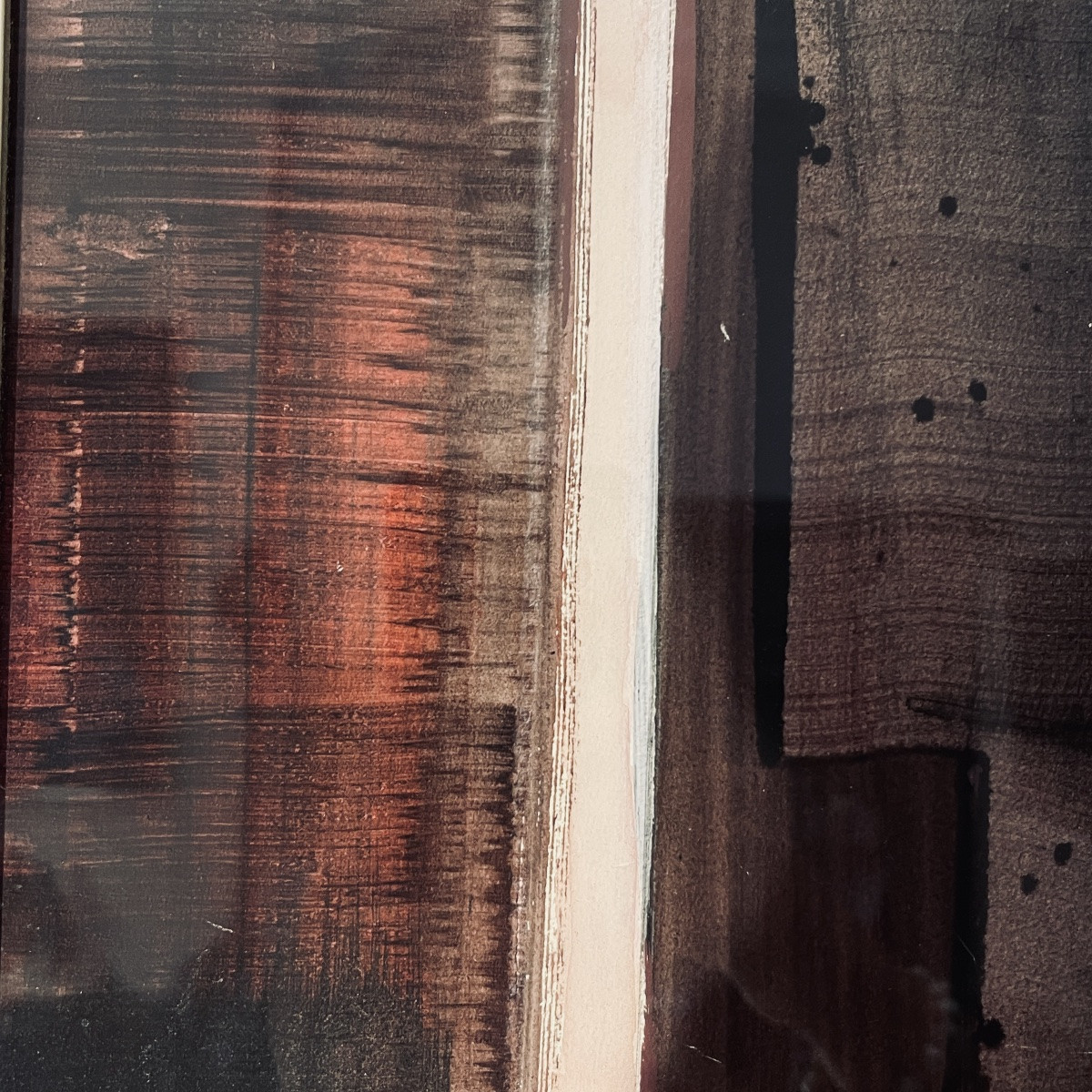 Serge Detriaux "hope Of A Dream" Abstract Painting Oil On Panel, Ca 1970-photo-2