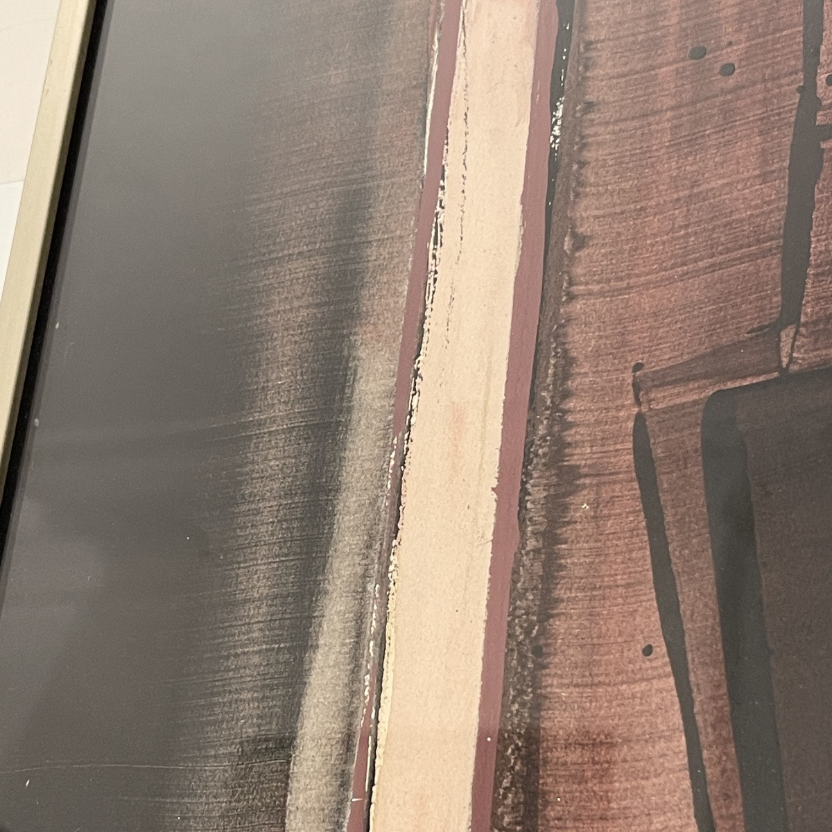 Serge Detriaux "hope Of A Dream" Abstract Painting Oil On Panel, Ca 1970-photo-3
