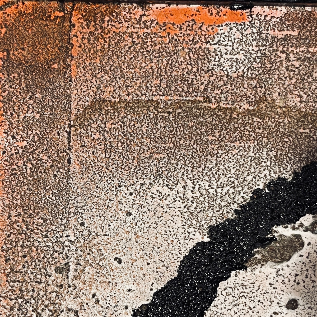 Louis-marie Londot, Abstract Painting, Oil And Concretions On Panel No. 16, 1963-photo-2
