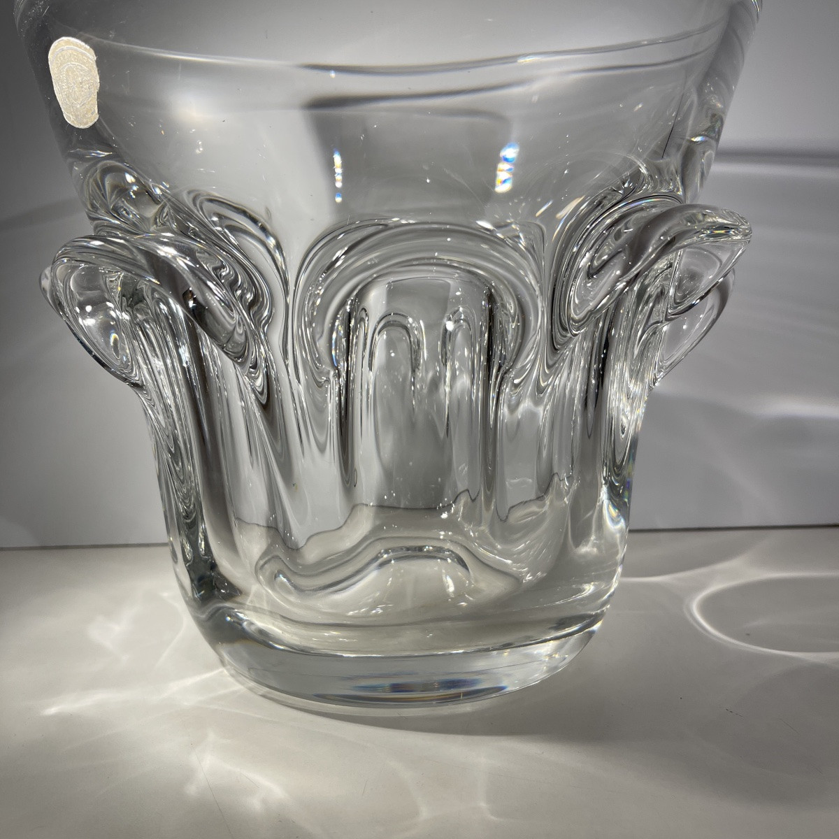 Antonio - Guido Bon / Val Saint Lambert, Crystal Champagne Bucket, Ca 1950-1960-photo-5