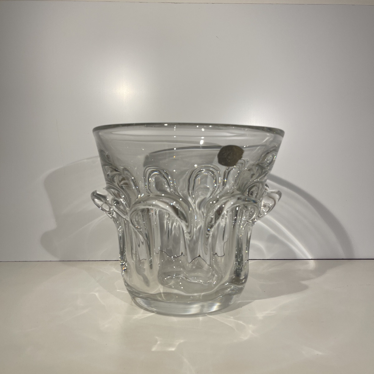 Antonio - Guido Bon / Val Saint Lambert, Crystal Champagne Bucket, Ca 1950-1960-photo-6